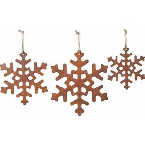 Ornements suspendus de Noël floraux en métal luxueux arbre de Noël suspendus accessoires de décoration pour la maison x noël fête du nouvel an - Product Image 4