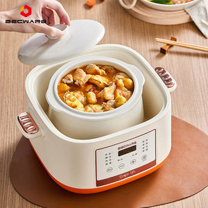Congee cucinare una pentola di ceramica stufata in una pentola a tenuta stagna, cucina a casa completamente automatica, cottura della zuppa - Product Image 6
