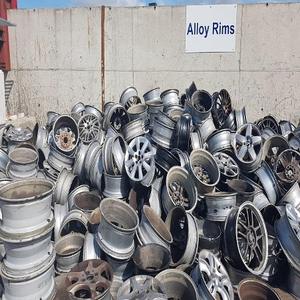 Vente en gros d'usine, alliage d'aluminium de haute pureté 97%, déchets de roues, origine France - Product Image 3