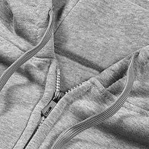 Sudadera con capucha y cremallera para hombre, transpirable, de invierno, de tejido técnico, alta calidad, bajo MOQ, más vendida - Product Image 5