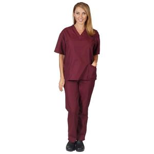 Premium Hospital <b>Scrubs</b> Sets Doctors Nurses Medical <b>Scrub</b> Uniforms Unisex Jogger Cotton <b>Plus</b> <b>Size</b> Wholesale Custom Logo 2025 - Product Image 1