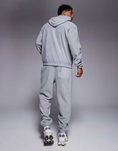 Jogger Sets Cargo Pants Tracksuits Sweat Suits 2 Piece Set Unisex Stacked Men Hoodie Jogger Set Winter <b>Thick</b> Custom Tech Fleece - Product Image 2