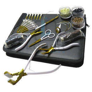 Kit de herramientas de extensión de cabello grande recién llegado en dos tonos de colores con accesorios personalizados múltiples de cabello completo - Product Image 2