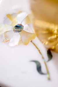 Posavasos de té de cerámica con incrustaciones de piedra fina, juego de posavasos de mármol blanco hecho a mano, alfombrilla de acrílico alto indio de lujo/almohadilla de resina de corcho para el hogar - Product Image 3