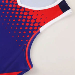 Fabricant pakistanais 100% polyester fait sublimation uniforme de basket-ball Style de luxe uniforme de basket-ball en tissu confortable - Product Image 3