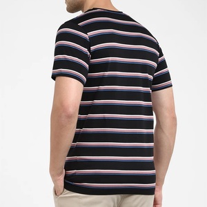 เสื้อเชิ้ตสตริปเพดของผู้ชายแห้งเร็วขนาดใหญ่พิเศษสินค้า OEM ODM สั่งทำจากโรงงาน BD - Product Image 5