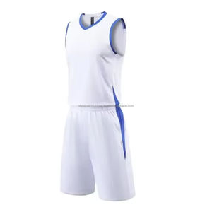Tenues de basketball personnalisées en gros à bas prix pour adultes, grandes tailles, colorées, pour équipes scolaires, vêtements de sport 100 % polyester sans manches - Product Image 6