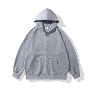 Sweat à capuche unisexe avec fermeture éclair Sweat à capuche vierge de haute qualité pour hommes Vente en gros sur mesure - Product Image 2