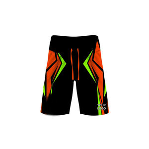 กางเกงขาสั้น MMA กางเกงขาสั้นผ้ายืดติดสองทางสำหรับใส่เล่นยิมกางเกงขาสั้น MMA แบบออกแบบได้ตามที่ต้องการ - Product Image 5