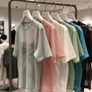 Streetwear maille transparente Sexy T-Shirts femmes 100% Polyester col rond maille t-shirt dames été plage natation maille transparente t-shirts - Product Image 6