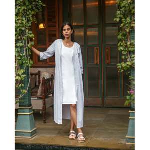 Vestido de lunares de alta calidad, elegante, vintage, casual, estilo americano y europeo, para fiesta, talla XL, transpirable, con aberturas, forro elegante. - Product Image 1