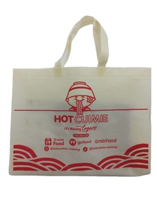 Sacs d'emballage de qualité alimentaire Spunbond épais réutilisables-Logo personnalisé/conception graphique thermoscellage utilisation promotionnelle emballage de nouilles - Product Image 2