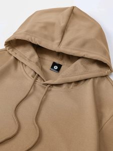 Best Quality Custom Printed <b>Bamboo</b> Cotton Solid Color Fleece Eco-Friendly Hoodie Men Long Sleeve Pullover-for Winter Export - Product Image 2