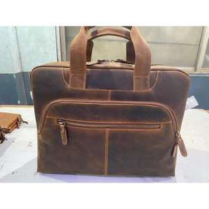 Genuine Quality 100% Natural Leather Handbag Office Fashionable <b>Messenger</b> Shoulder <b>Bag</b> with <b>Men</b> Women Custom Logo Printed - Product Image 3