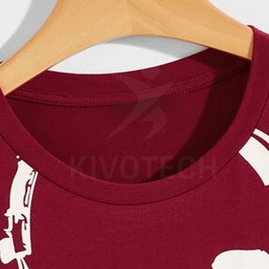 T-shirts écologiques pour hommes | T-shirts en coton biologique | T-shirt imprimé coupe ample 100% coton pour hommes T-shirts durables - Product Image 5