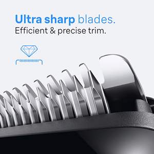 Tondeuse sans fil 3-en-1 pour homme, série 3, lame ultra-affûtée pour la barbe, les oreilles et le nez, autonomie de 50 minutes, alimentation par batterie - Product Image 5