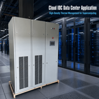 Climatiseur de précision pour centre de données de grande taille 50kW-100kW, débit d'air élevé 28000m3/h, unité CRAC de refroidissement pour salle informatique industrielle