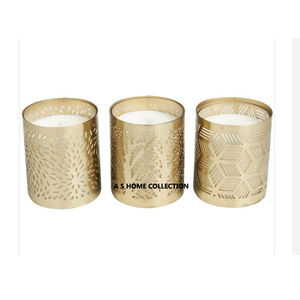 ของตกแต่งบ้านและห้องนั่งเล่นเชิงเทียนโลหะชุบทองขนาดเล็ก - Product Image 5