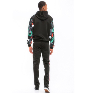 Nouvelle arrivée pour hommes pour la saison d'hiver Ensemble de survêtements confortables en tissu respirant avec manches complètes imprimées Technics - Product Image 3