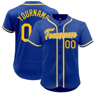 Venta al por mayor 100% poliéster personalizado béisbol y softbol Jersey transpirable y sublimado impreso desgaste más opciones de tamaño combinado - Product Image 1