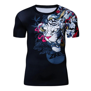 Camiseta unisex de poliéster con estampado digital de alta calidad, diseño de sublimación personalizado - Product Image 5