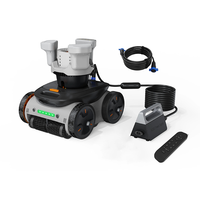 Robot de Limpieza de Piscinas Addotron Hydro PRO 9000mAh, Modo Dual 4WD, Control por Aplicación, para Pisos, Paredes y Líneas de Agua