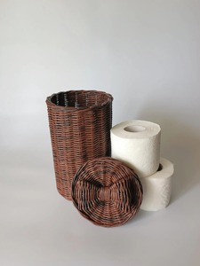 Portarrollos de Papel Higiénico de Ratán con Tapa, Caja de Almacenamiento Hecha a Mano, Ecológica, Natural, Decoración para el Hogar, Venta al por Mayor desde Vietnam - Product Image 6