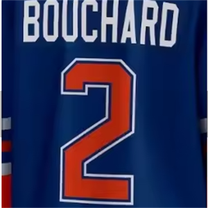 Maillots de hockey sur glace de marque célèbre Edmonton, personnalisés, tailles homme, femme et enfant, polyester, faible MOQ, service OEM, vente chaude - Product Image 2