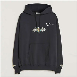 Sweats à capuche brodés pour hommes en grande quantité sur mesure pour l'hiver, en polaire, service OEM, dernier style de sweats à capuche brodés - Product Image 1