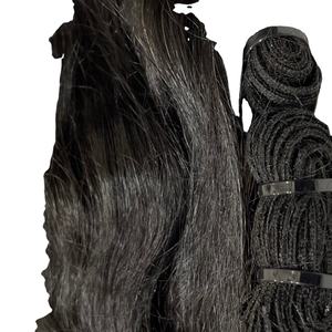 HUMAN HAIR REMY VIRGIN BODY WAVE UNPROCESSED HAIR WITH BLACK and BROWN COLOURS - Product Image 3