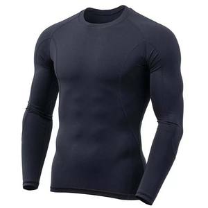 Ropa de playa personalizada para hombre, protector de sarpullido de manga larga, 100% algodón, poliéster, gimnasio, Fitness, alta calidad, cuello redondo - Product Image 3