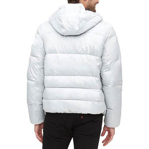 Chaqueta acolchada de estilo callejero para hombre, diseño de logotipo personalizado, talla grande, ropa de invierno para exteriores, venta al por mayor - Product Image 4