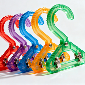 Tùy chỉnh PP tái sử dụng Túi mua sắm móc nhựa cho bán lẻ và đóng gói phụ kiện thân thiện với môi tiêm đúc Clip OEM ODM - Product Image 4