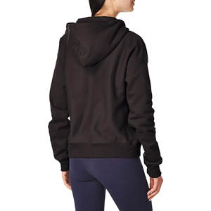 Mode femmes pull à capuche col haut surdimensionné doux polaire doublé sweat-shirt personnalisé imprimé conception avant Logo pour l'hiver - Product Image 3