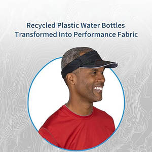 Sombrero con visera deportiva con correa ajustable y tela transpirable para uso en exteriores Sombrero con visera deportiva ligera - Product Image 5