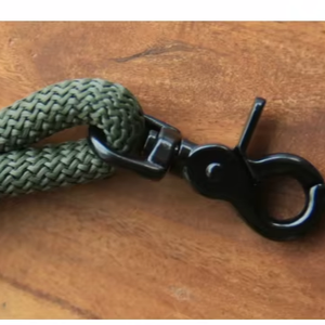 สายจูงสุนัขสีเขียวมะกอกสายจูงทำมือสำหรับสุนัขขนาดเล็กและใหญ่ - Product Image 1