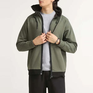 Transpirable y de secado rápido Ligero Hombres Cremallera Sudadera con capucha Diseñe su propio estilo Totalmente personalizado Hombres Cremallera Sudadera con capucha para la venta - Product Image 3