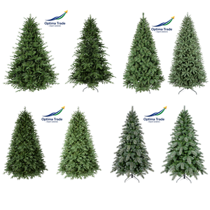 Árbol de Navidad Artificial Verde Clásico de Lujo, Árbol de Navidad Articulado de PVC y PE Completo, 150, 180, 210, 240, 270, 300 cm - Product Image 1