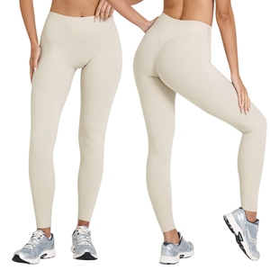 Leggings de yoga effet seconde peau pour femmes 2026, sans couture avant, taille haute, ultra doux, pantalons de sport anti-transparence, collants d'entraînement, vêtements de sport - Product Image 1