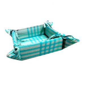 Best Selling Floral Nordic Style Cotton <b>Basket</b> Debris Storage Ultra Durable Sustainable 2024 New Model Waterproof <b>Bread</b> <b>Basket</b> - Product Image 2