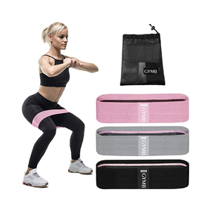 Nouvelle bande de résistance en tissu assortie pour la Gym, fabriquée en caoutchouc - Product Image 1