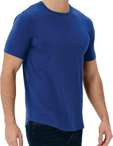 Crew Fitness T-shirts pour hommes Chemise à manches courtes de haute qualité Logo sérigraphié en soie Trendy Casual Fit Premium 100% Polyester - Product Image 5