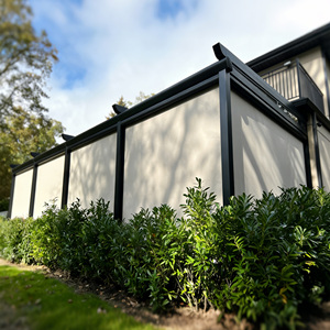 Pergola motorisée rétractable moderne en aluminium avec rideaux latéraux télécommandés, certifiée CE, <span class=keywords><strong>abri</strong></span> pare-soleil étanche pour jardin - Product Image 4
