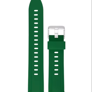 JD095 Unisex Green Sport Adjustable Silicone Band Smartwatch Bracelet 27 cm Stainless Steel Breathable Soft Light Waterproof - Product Image 1