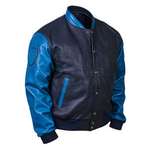 Chaqueta Universitaria de Cuero para Hombre de Alta Calidad, Diseñada para Mantenerte Abrigado y con Estilo Durante las Temporadas de Otoño e Invierno - Product Image 2