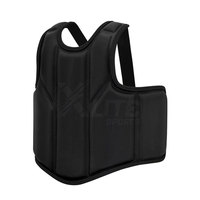 Protection de Poitrine en Cuir de Haute Qualité pour l'Entraînement Sportif – Confortable, Absorption des Chocs, Respirante – Idéale pour la Gym