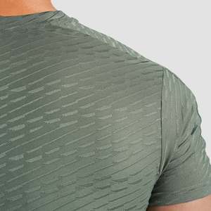 T-shirt de fitness long Green Power Rise en tissu tricoté 300g avec impression par sublimation – Modèle T-Shirts - Product Image 5