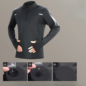 <b>Men's</b> Sportswear Set Quick-Dry Running Spandex or Polyester Morning Run Clothing Spring Autumn Training <b>Jacket</b> Full Sleeves - Product Image 4