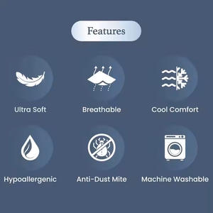 Oreiller de traversin blanc oblong Portable confortable étreignant coussin hôtels motif amovible dormir utilisé en polyester - Product Image 3