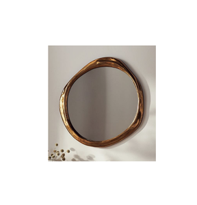 Miroir mural festonné Rowla Glam au design élégant en verre – Miroirs élégants et raffinés - Product Image 5